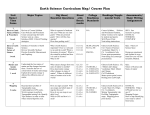 Earth Science Curriculum Map 11-12