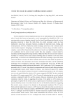 A role for orexin in central vestibular motor control and the