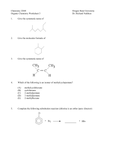 Chemistry 201 - Department of Chemistry | Oregon State University