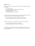 Questions – u12 The questions are to be answered with full