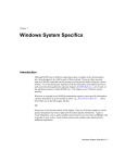 REF Chapter 3: Windows NT System Specifics