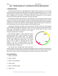 Lab - Transformation of E. coli Bacteria with the pGLO