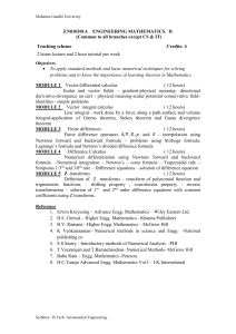 Syllabus - III - MG University