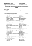sample exam Bio106 - KSU Faculty Member websites