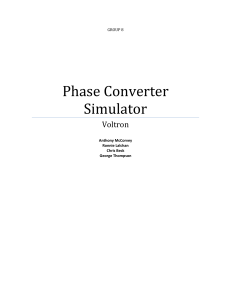 Phase Converter Simulator - UCF EECS