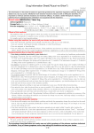 Drug Information Sheet("Kusuri-no-Shiori") Internal Published: 09