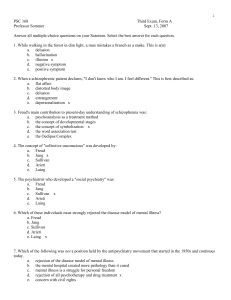 PSC 168 - Psychology