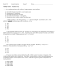 BioSc 231 Exam 2 2008