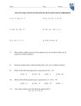 Solving Equations with Infinite or No Solutions Worksheet