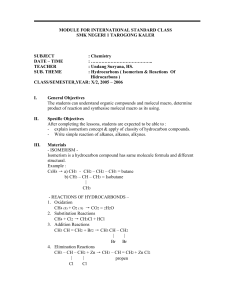 MODULE FOR INTERNATIONAL STANDARD CLASS