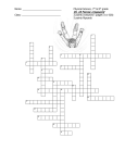 Ch.10 Forces Crossword
