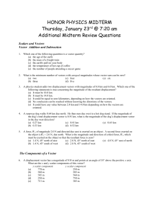 Additional Midterm Review Questions