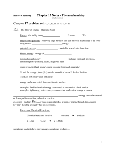 Chapter 17 Notes