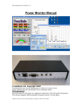 Power Monitoring Data sheet