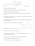 Math 60 ~ Test 1 Review