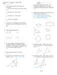 Geometry Unit 5 Exam