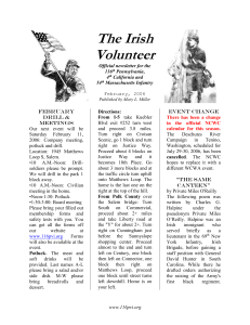 February, 2006 - 116th Pennsylvania Volunteer Infantry