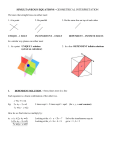 summary sheet - Nayland Maths