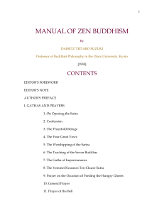 manual of zen buddhism