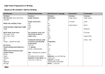 High Street Progression in Writing Overview