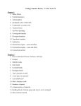 Geology Semester Review