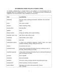Recommended Terms For Use in Consent Forms