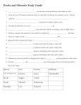 Earth Science Study Guide