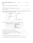 Review Packet Inside the Earth - JBHA-Science-tri3