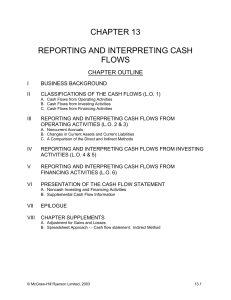 vi presentation of the cash flow statement - lo 7