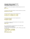 6.05 Complex Numbers in Trigonometric Form And DeMoivre`s