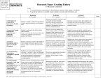 Research Paper Grading Rubric