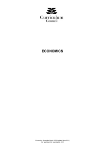 2A: ECONOMICS – MARKETS