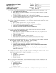 Worksheet 66 (Practice Exam 6)