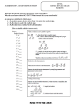 CLASSROM COPY – DO NOT WRITE ON THIS!!! NCP 505