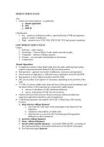 Median nerve palsy