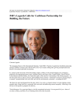 IMF`s Lagarde Calls for Caribbean Partnership for Building the Future