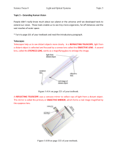 Science Focus 8 Light and Optical Systems Topic 5 Topic 5