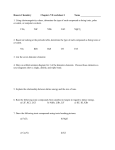 Chapters 7/8 Worksheet 1