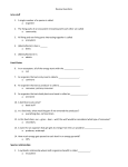 Review Questions for ecology test