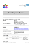 Tracheostomy care on the ward Policy