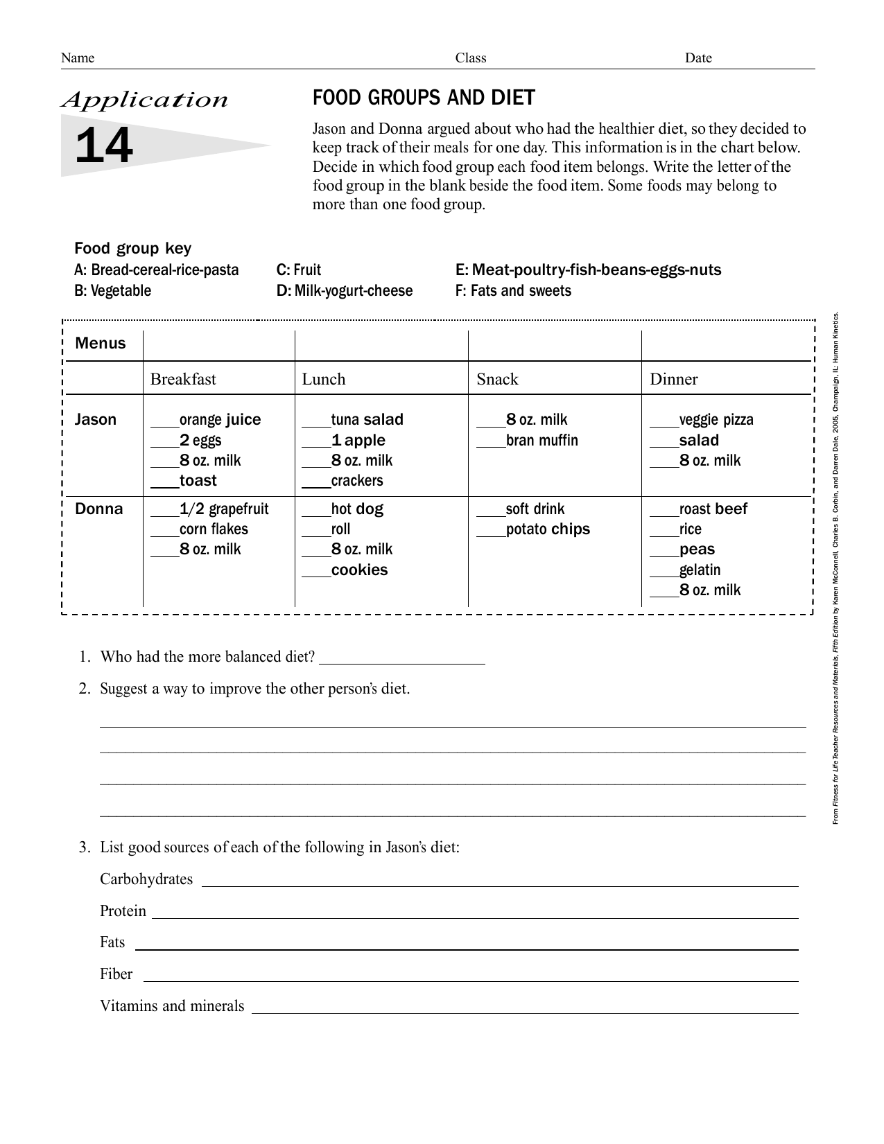 Nutrition Diet And Exercise Crossword Puzzle Answer Key Propranolols