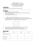 PROBABILITY LAB