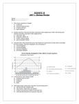 UNIT 1: Biology Review