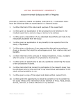 Human Subjects Bill of Rights