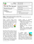 Purpose: To compare ecological succession in a variey of biomes