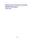 WSRP White Paper