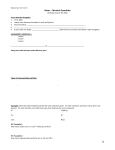 Notes - Chemical Quantities