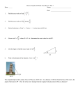Honors Algebra 2B Final Exam Review Part 2 June 2014
