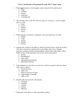 Classification of Organisms-Diversity EOCT Study Guide