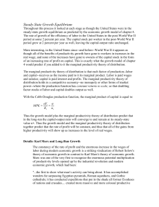 Steady-State Growth Equilibrium